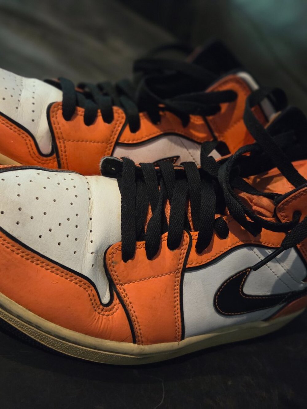 AIR JORDAN 1 MID SE ORANGE TURF dd6834-802 - Picture 3 of 5